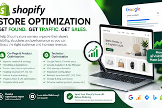 shopify SEO expert to improve your rankings and sales