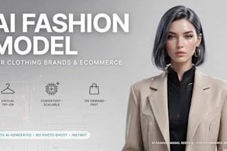 create ai fashion model for your clothing brand ecommerce