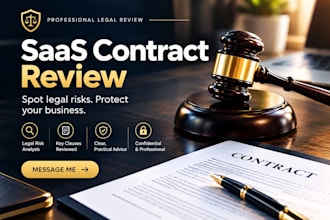 review your saas agreement and identify legal risks