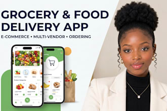 develop grocery delivery app food multi vendor delivery app ecommerce mobile app