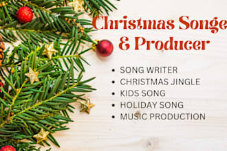 personal holiday song christmas song custom song female vocal song ghostwriter