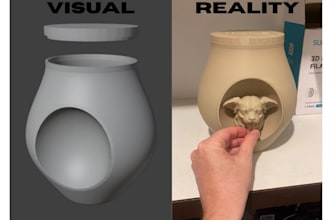 create custom 3d printed vase designs stl file model 3d resin printing