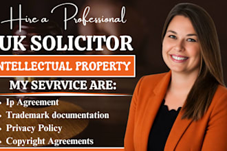 be your UK solicitor intellectual property, IP agreement, trademark, copyright