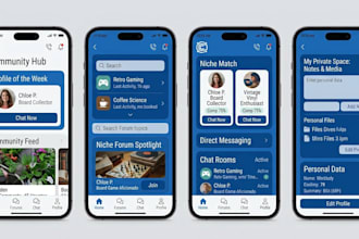 social media chat app dating app niche forum private space