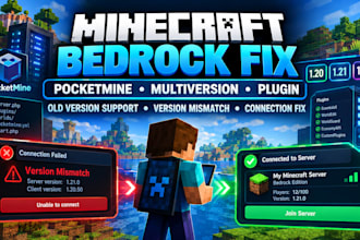 fix minecraft bedrock old version cant connect pocketmine multiversion plugin
