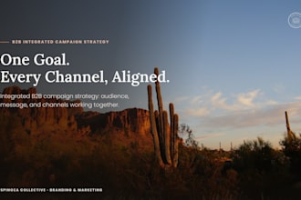 create a b2b integrated marketing campaign strategy