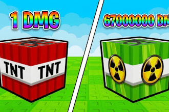 create a high CTR roblox thumbnail or game icon