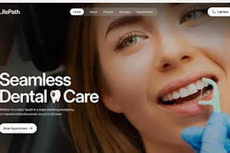 design wix dental clinic website healthcare website medical practice website