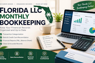 manage your florida llc monthly bookkeeping and financial records