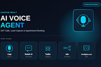 build ai voice agent using vapi, retell ai, bland ai, synthflow