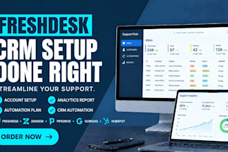 setup freshdesk crm automation zendesk gorgias zendesk zoho professionally