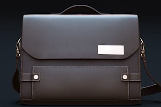 design a custom 3d bag, handbag, backpack and realistic render