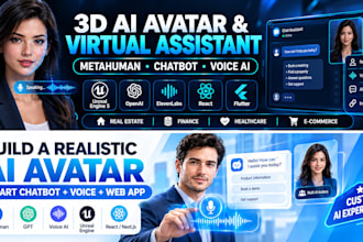 do ai live streaming avatar heygen, ai 3d webgl voice metahuman avatar saas app