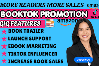 booktok promotion book marketing and ebook promotion for authors