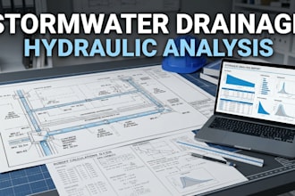 drainage calculation report and hydraulic analysis