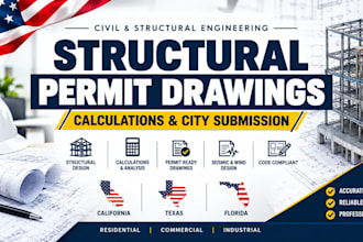 do city permit drawings, building plans for florida carlifonia texas