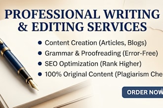 write and proofread high quality french content