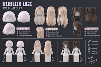 create ugc hair to roblox