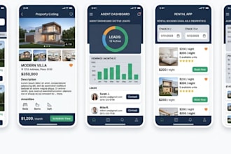 property listing app property searching agent dashboard rental app