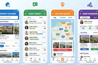 property listing app property searching agent dashboard rental app