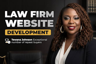 create professional attorney, lawyer and law firm website