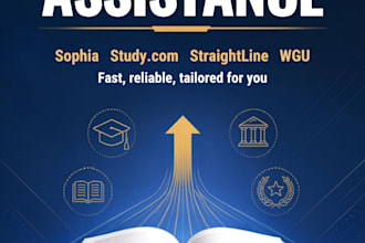 provide professional sophia wgu course assistance