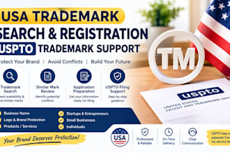 do USA trademark search and uspto trademark registration