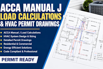do acca manual jds load calculations and hvac permit drawings