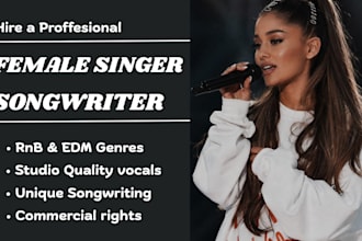 be female rnb singer songwriter female edm singer female vocalist rnb singer