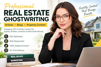 seo real estate articles, blogs and property content for agents investors