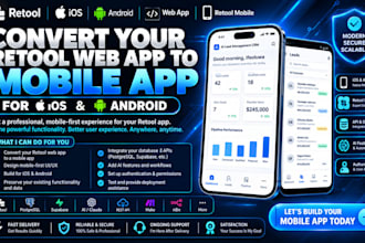 convert retool web app to mobile migrate retool webapp to ios and android app