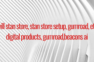 stan store, stan store setup gumroad, etsy digital products gumroad beacons ai