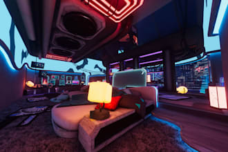 create interactive vrchat world, vrc map, 3d unity world, metaverse environment
