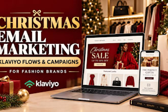 do christmas email marketing for your fashion brand with klaviyo