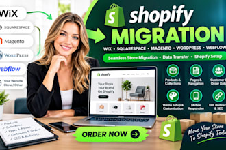 migrate wix squarespace magento web clone wordpress website to shopify migration