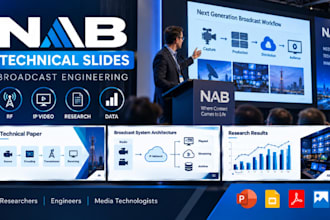 nab technical paper slides,broadcast engineering conference deck for researchers