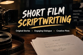 write a professional short film script based on your idea