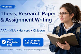 fast and accurate data entry, editing and academic formatting for you