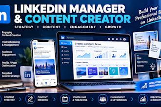 be your linkedin manager and content creator