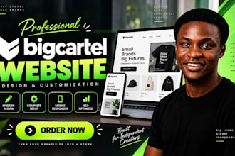 setup, redesign big cartel, fix big cartel, ecwid, big commerce opencart shopify