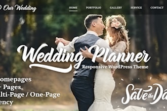 design wix wedding photography wedding porfolio gallery booking service website