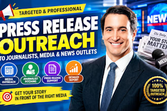 pitch press release to journalists media outreach PR media relations news