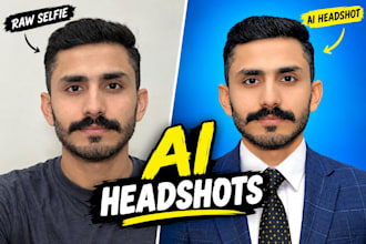 create professional ai headshots for linkedin and resumes