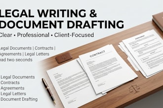 do legal writing, legal document drafting and contract drafting