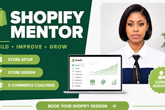 be your shopify store mentor dropshipping coach for beginners shopify coach