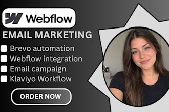 webflow email campaign mailchimp klaviyo brevo automation workflow
