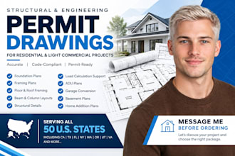 architectural permit drawing USA structural engineer stamp, califonia texas seal