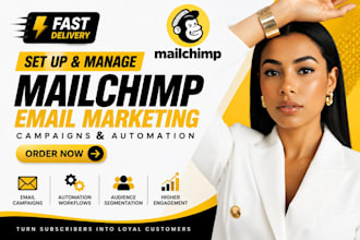 build mailchimp email campaigns and automation workflows