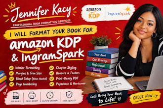 fix KDP and ingramspark book formatting issues