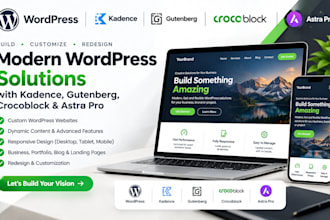 customize wordpress with kadence gutenberg crocoblock astra pro